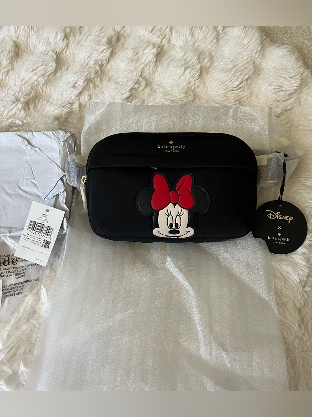 ⨠Disney x Kate Spade New York Minnie Mouse Belt Bag đ| DEADSTOCK - Picture 5 of 12